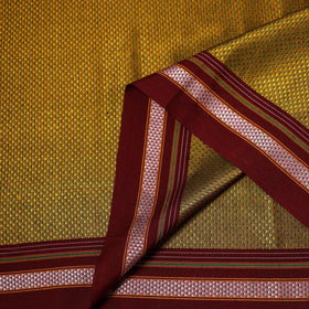 Karnataka weave cotton khun fabric 12 - handcrafted