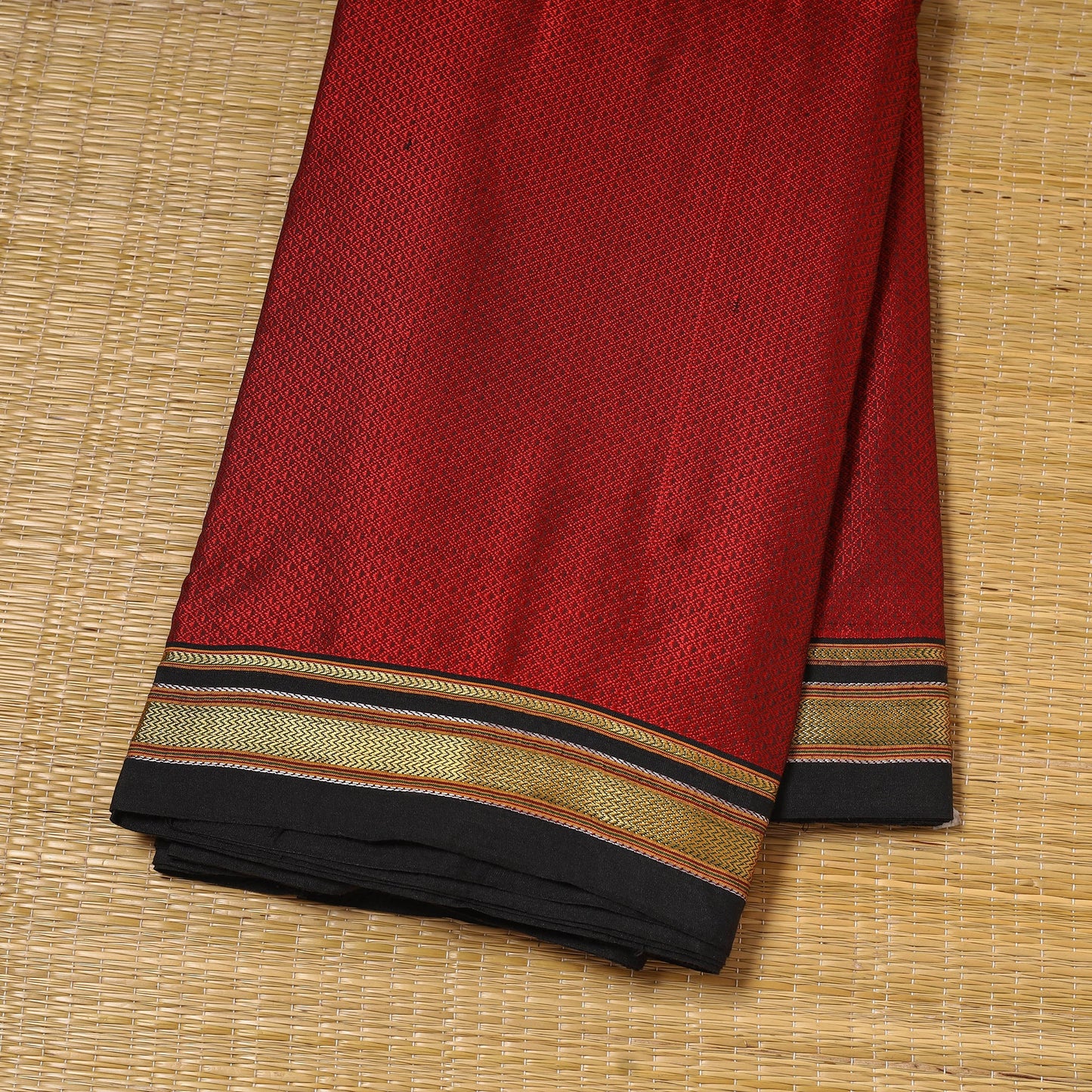 Karnataka weave cotton khun fabric 13 - handcrafted
