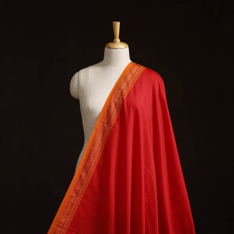 Karnataka weave cotton khun fabric 14 - handcrafted