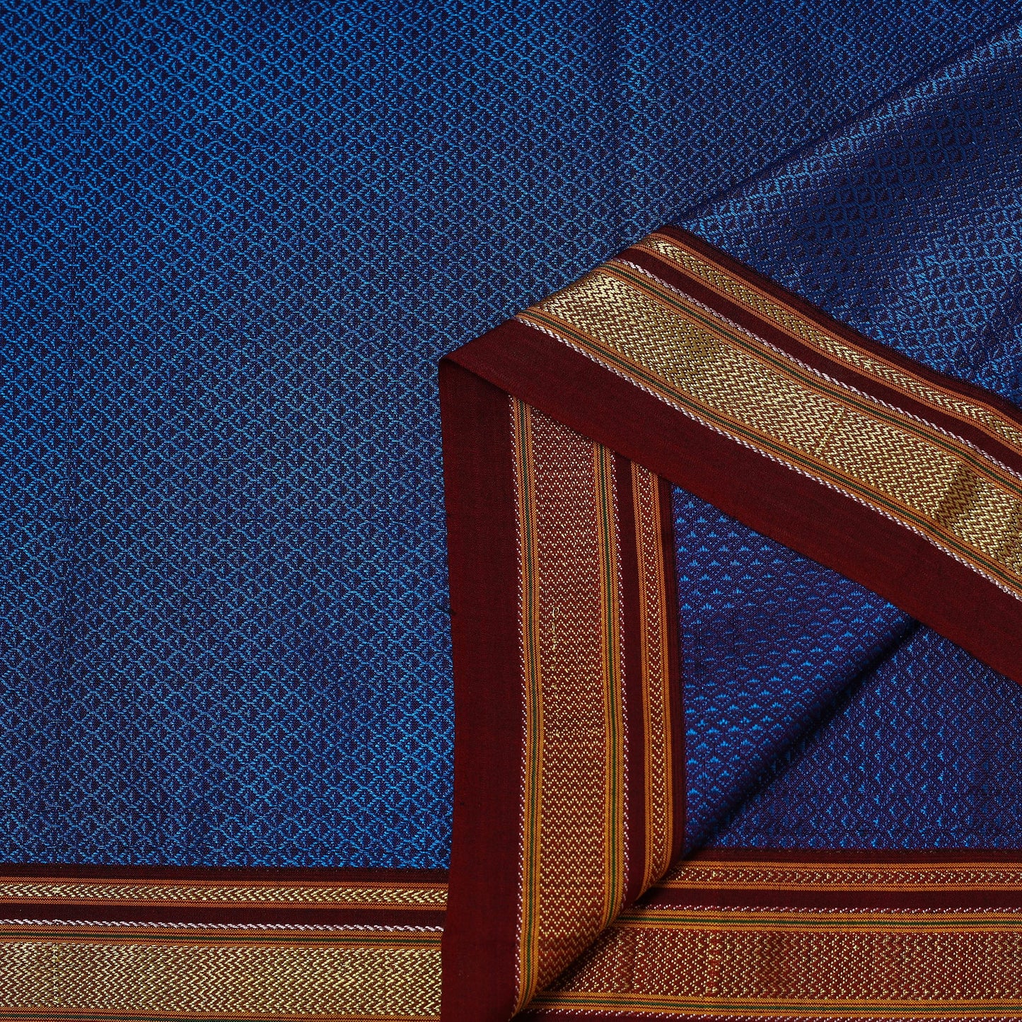 Karnataka weave cotton khun fabric 16 - handcrafted