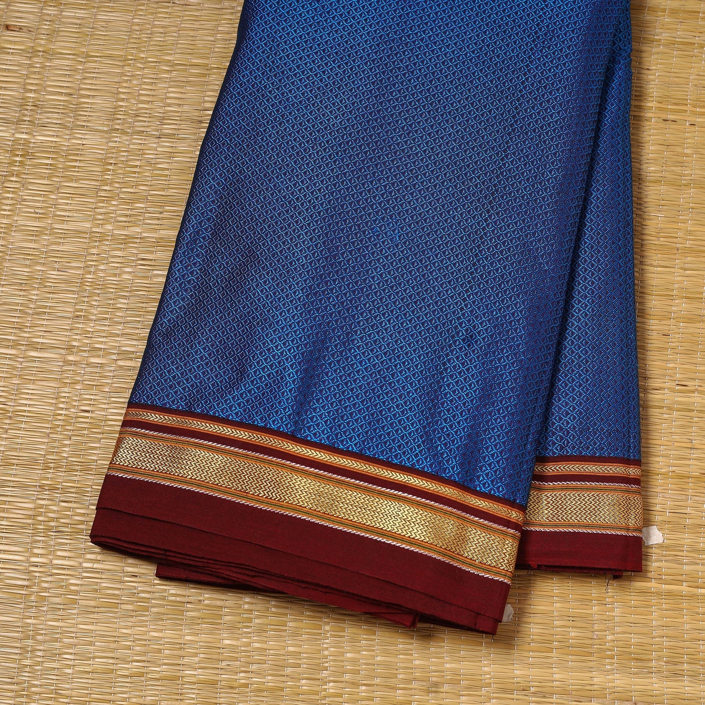 Karnataka weave cotton khun fabric 16 - handcrafted