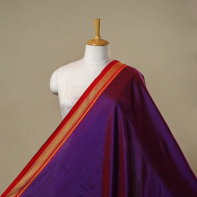 Karnataka weave cotton khun fabric 20 - handcrafted