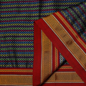 Karnataka weave cotton khun fabric 30 - handcrafted