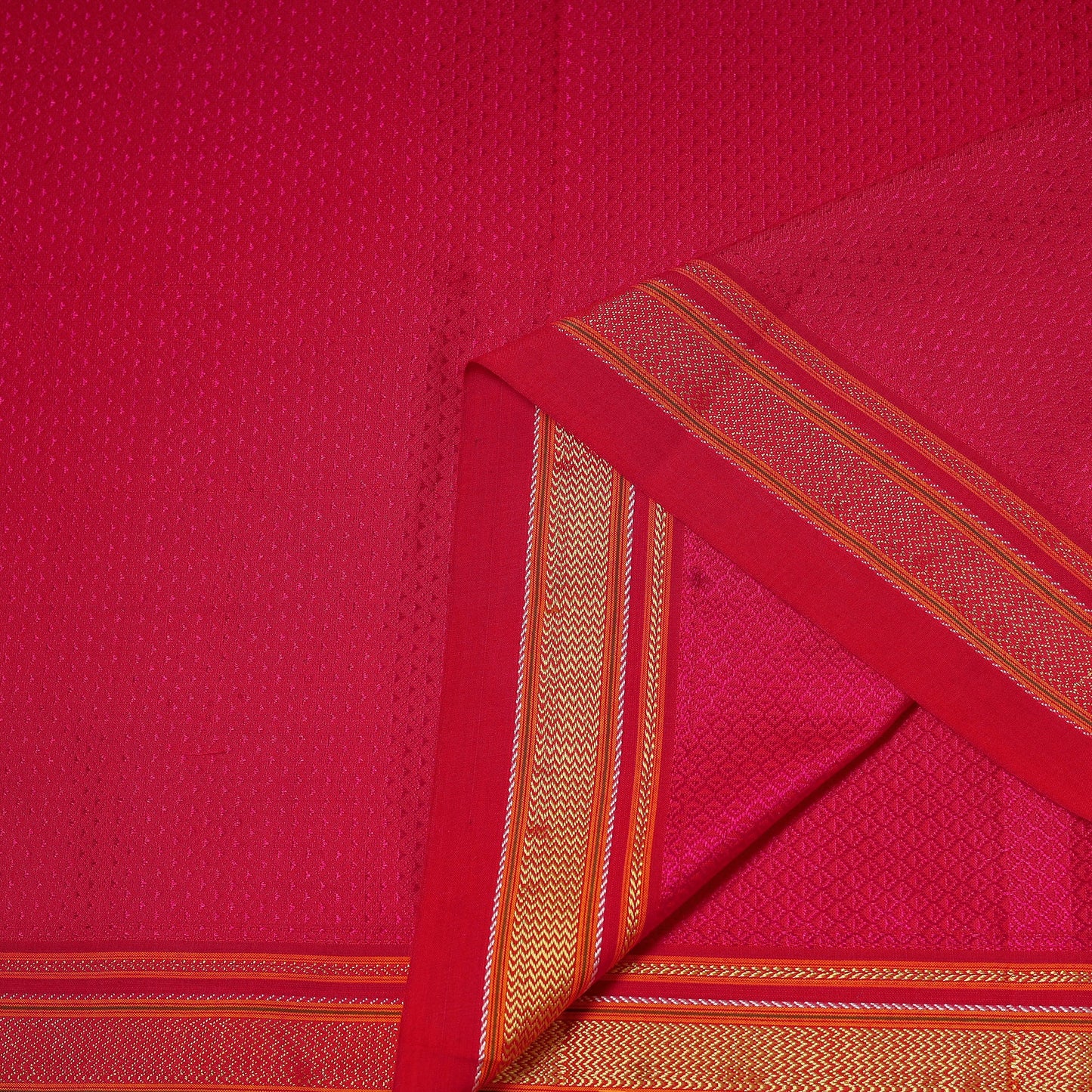 Karnataka weave cotton khun fabric 35 - handcrafted