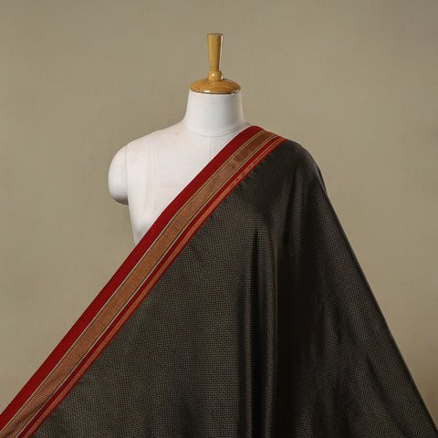Karnataka weave cotton khun fabric 36 - handcrafted