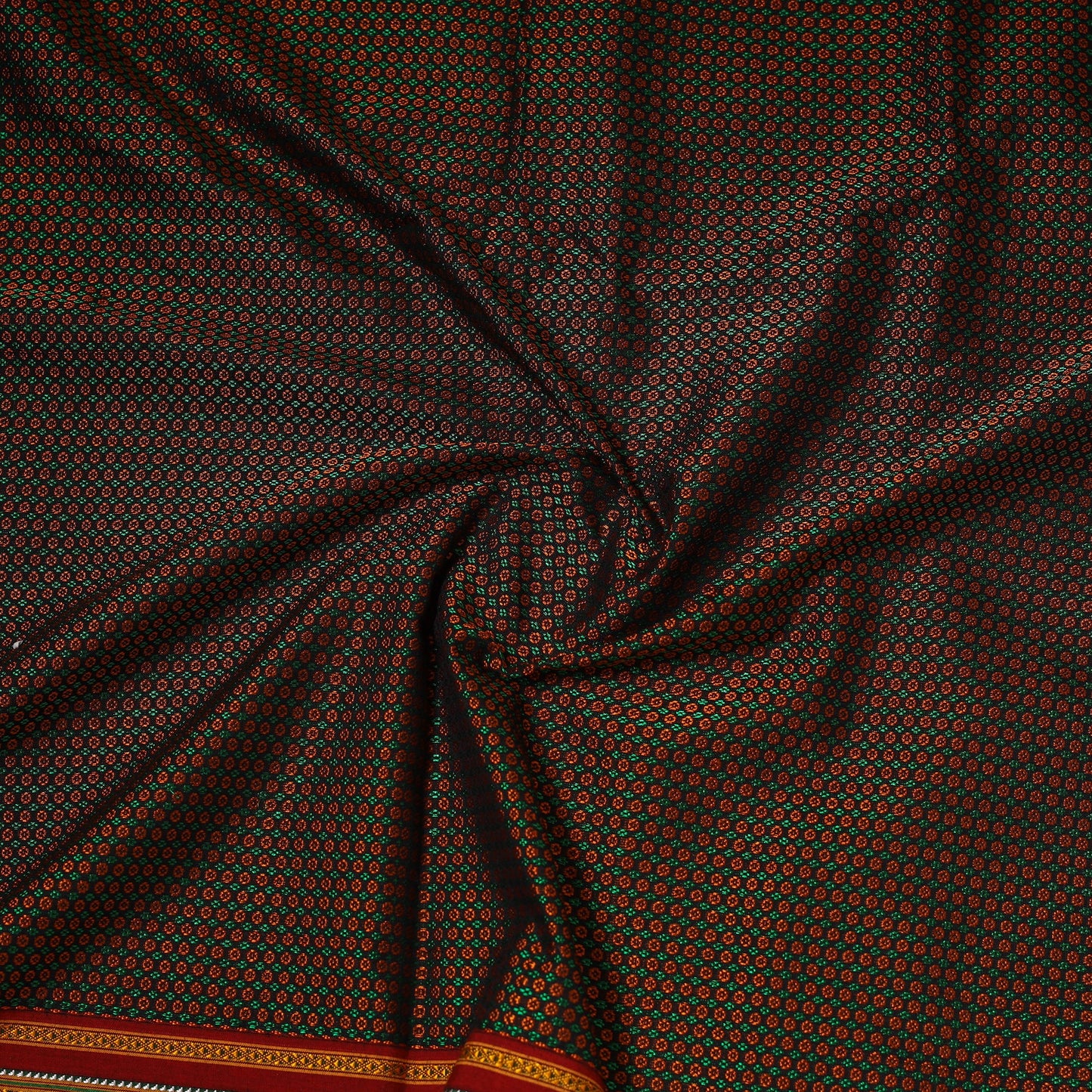 Karnataka weave cotton khun fabric 37 - handcrafted