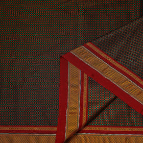 Karnataka weave cotton khun fabric 37 - handcrafted