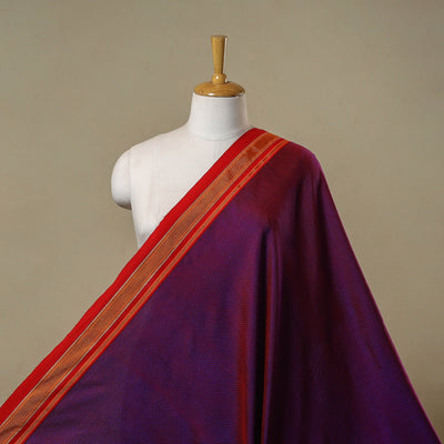 Karnataka weave cotton khun fabric 38 - handcrafted