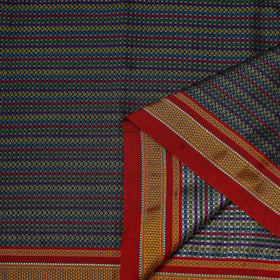 Karnataka weave cotton khun fabric 39 - handcrafted