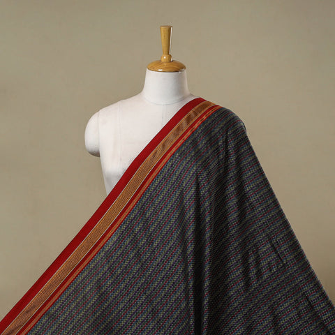 Karnataka weave cotton khun fabric 39 - handcrafted