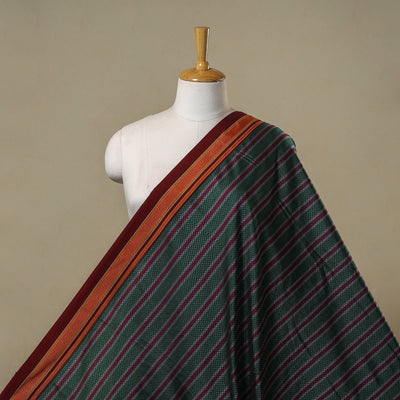 Karnataka weave cotton khun fabric 41 - handcrafted