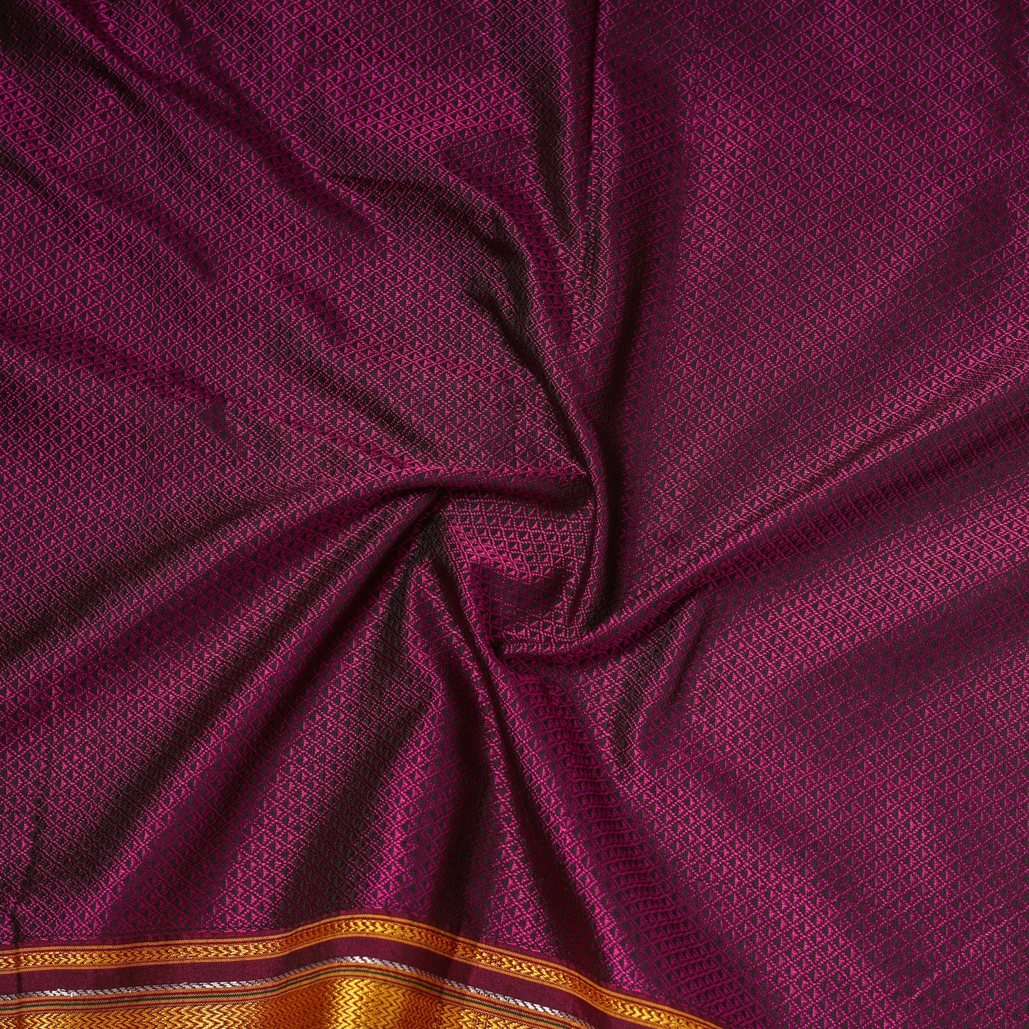 Karnataka weave cotton khun fabric 43 - handcrafted