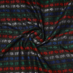 Karnataka weave silk cotton khun fabric 01 - handcrafted