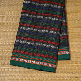 Karnataka weave silk cotton khun fabric 01 - handcrafted