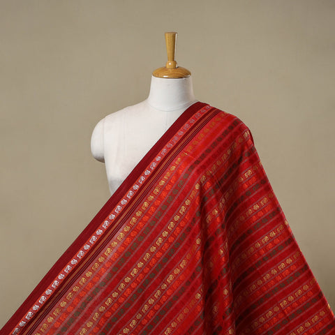 Karnataka weave silk cotton khun fabric 02 - handcrafted