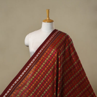 Karnataka weave silk cotton khun fabric 06 - handcrafted