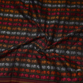 Karnataka weave silk cotton khun fabric 08 - handcrafted
