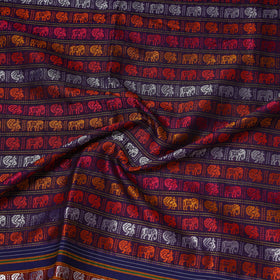 Karnataka weave silk cotton khun fabric 09 - handcrafted