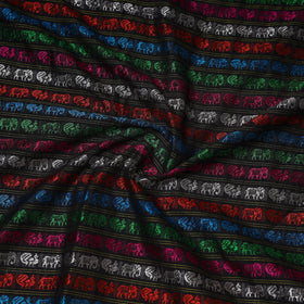 Karnataka weave silk cotton khun fabric 10 - handcrafted