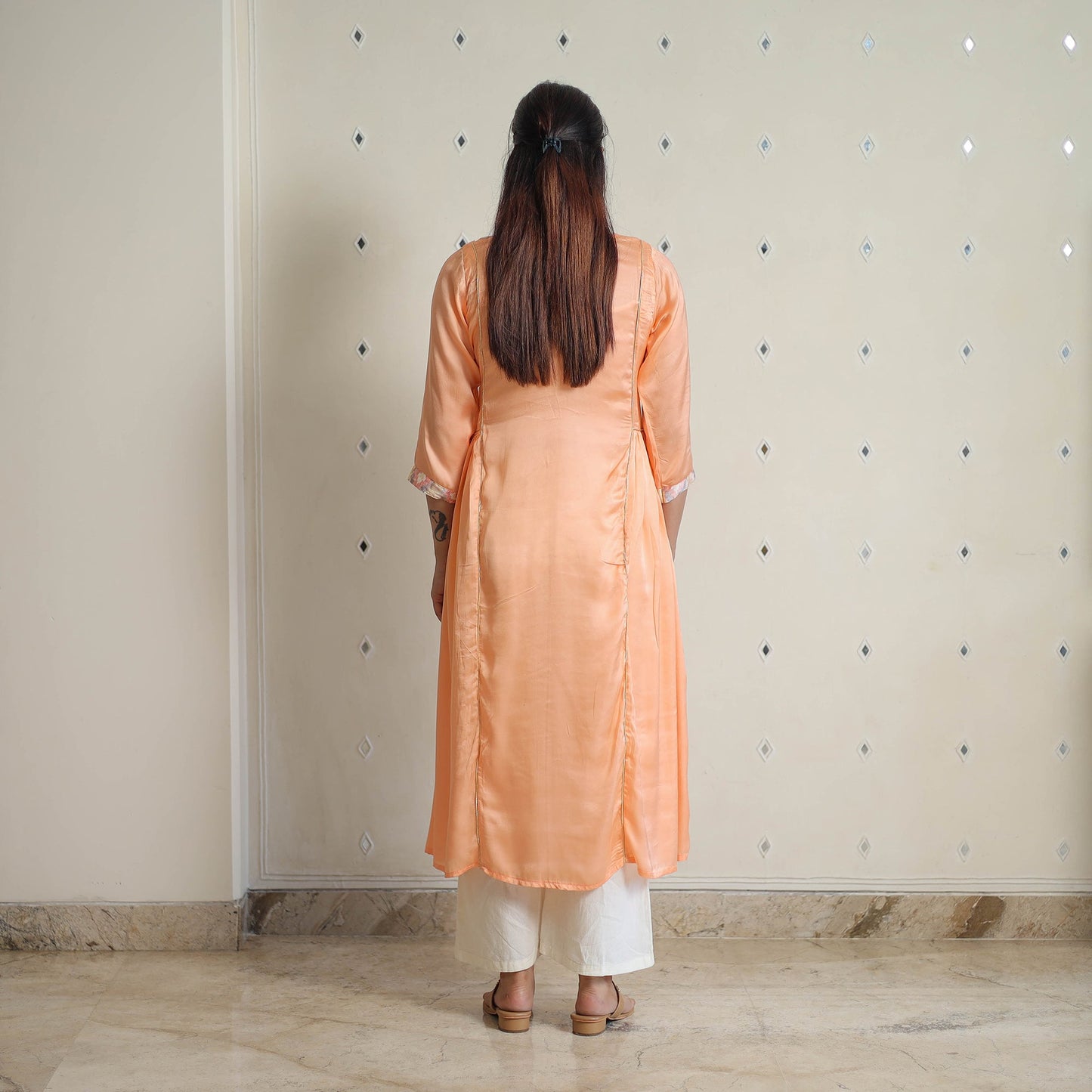 Buy Modal Silk Plain Kurta for Women Online in India