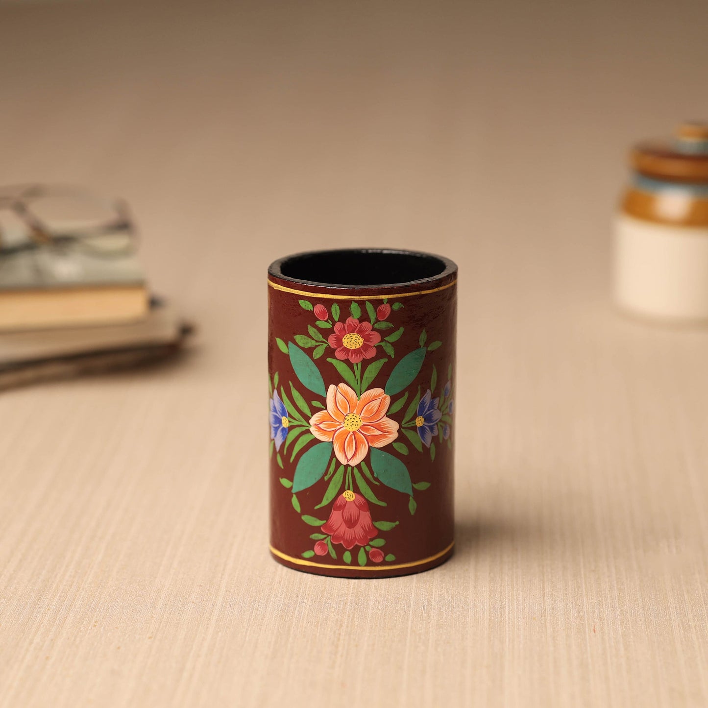  Kashmiri Art Fine Work Pen Stand 