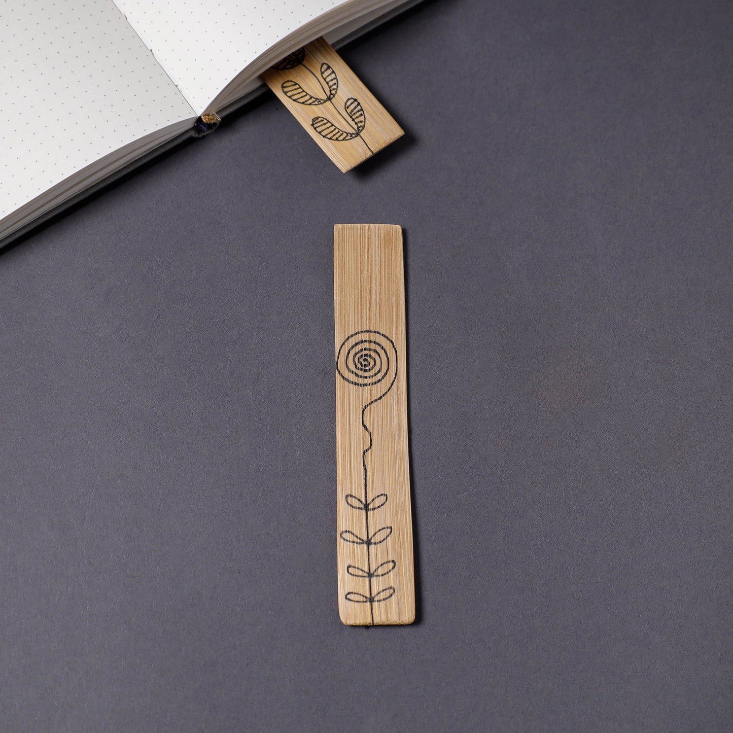 Buy Kerala Handpainted Bamboo Bookmark 