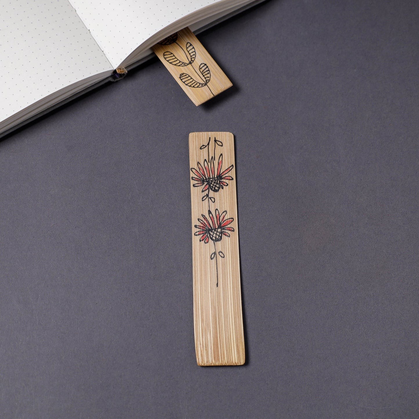 Buy Kerala Handpainted Bamboo Bookmark 