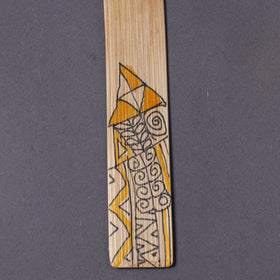 Buy Kerala Handpainted Bamboo Bookmark 