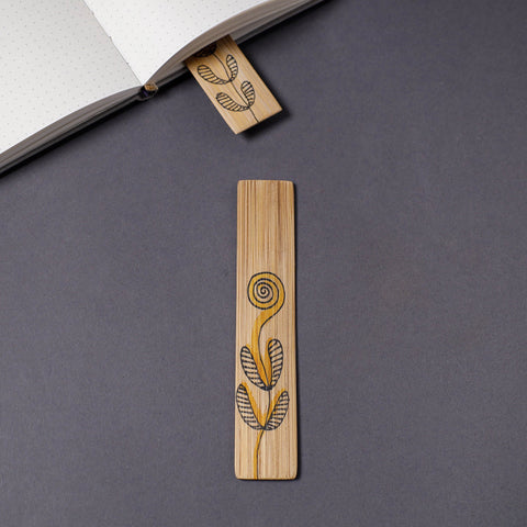 Buy Kerala Handpainted Bamboo Bookmark 