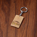  Kerala Handpainted Bamboo Keychain 