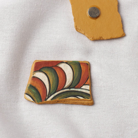  Kerala Mural Hand Painted Slate Stone Fridge Magnet 