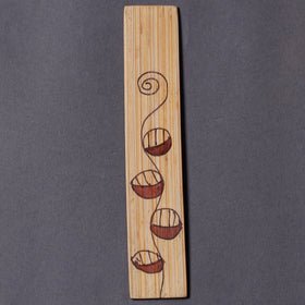 Buy Kerala Mural Handpainted Bamboo Bookmark Online l iTokri.com
