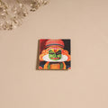 Kerala mural handpainted wooden fridge magnet 03