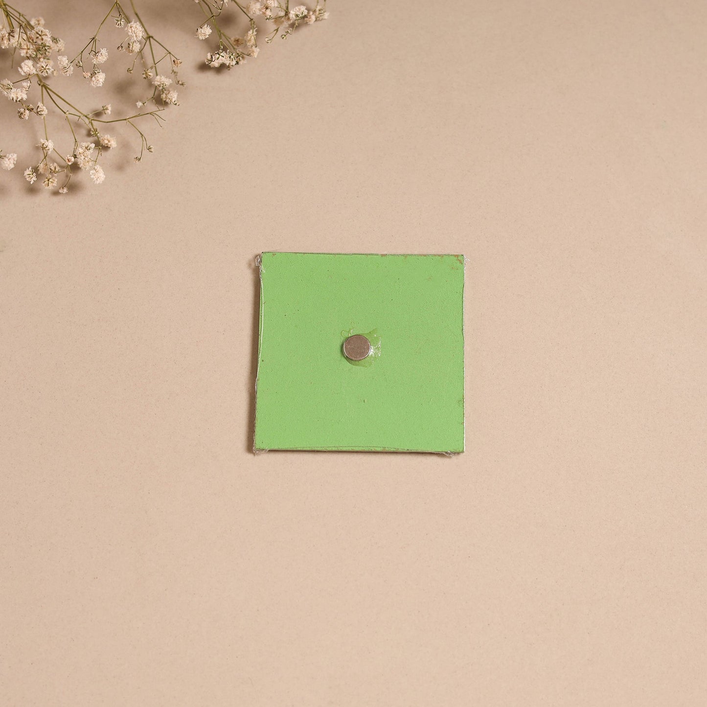 Kerala mural handpainted wooden fridge magnet 07