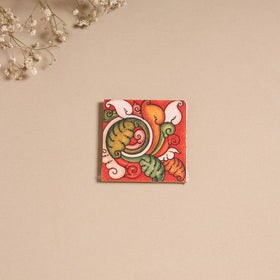 Kerala mural handpainted wooden fridge magnet 12