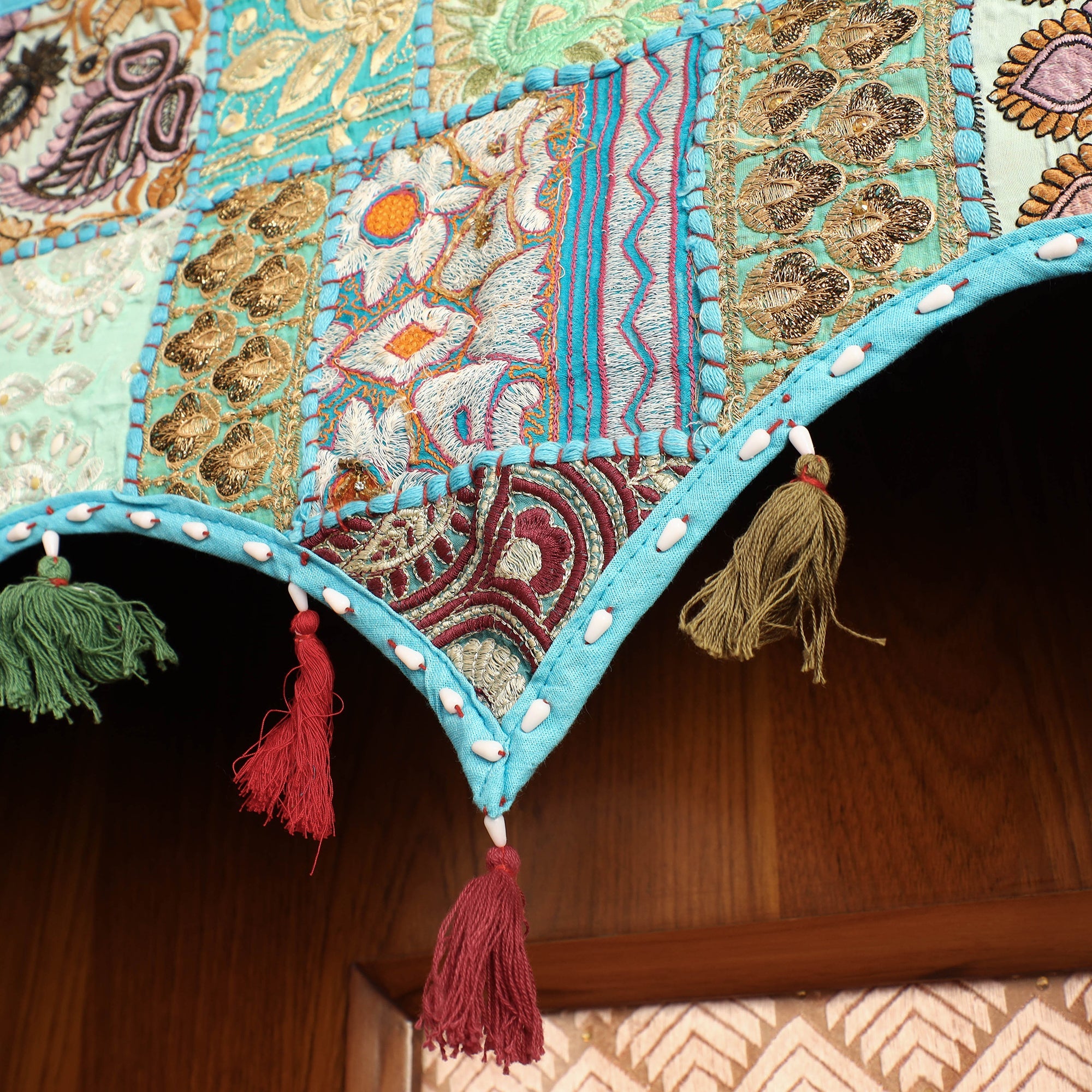  Khambadiya Patchwork Cotton Bandarwal Toran Hanging 