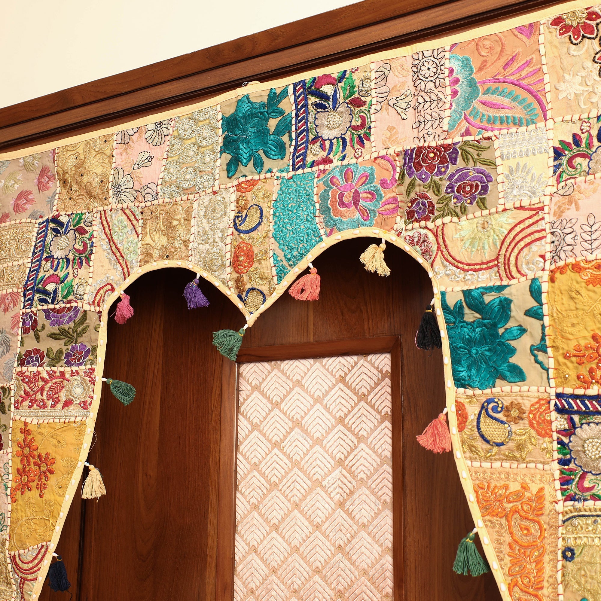  Khambadiya Patchwork Cotton Bandarwal Toran Hanging 