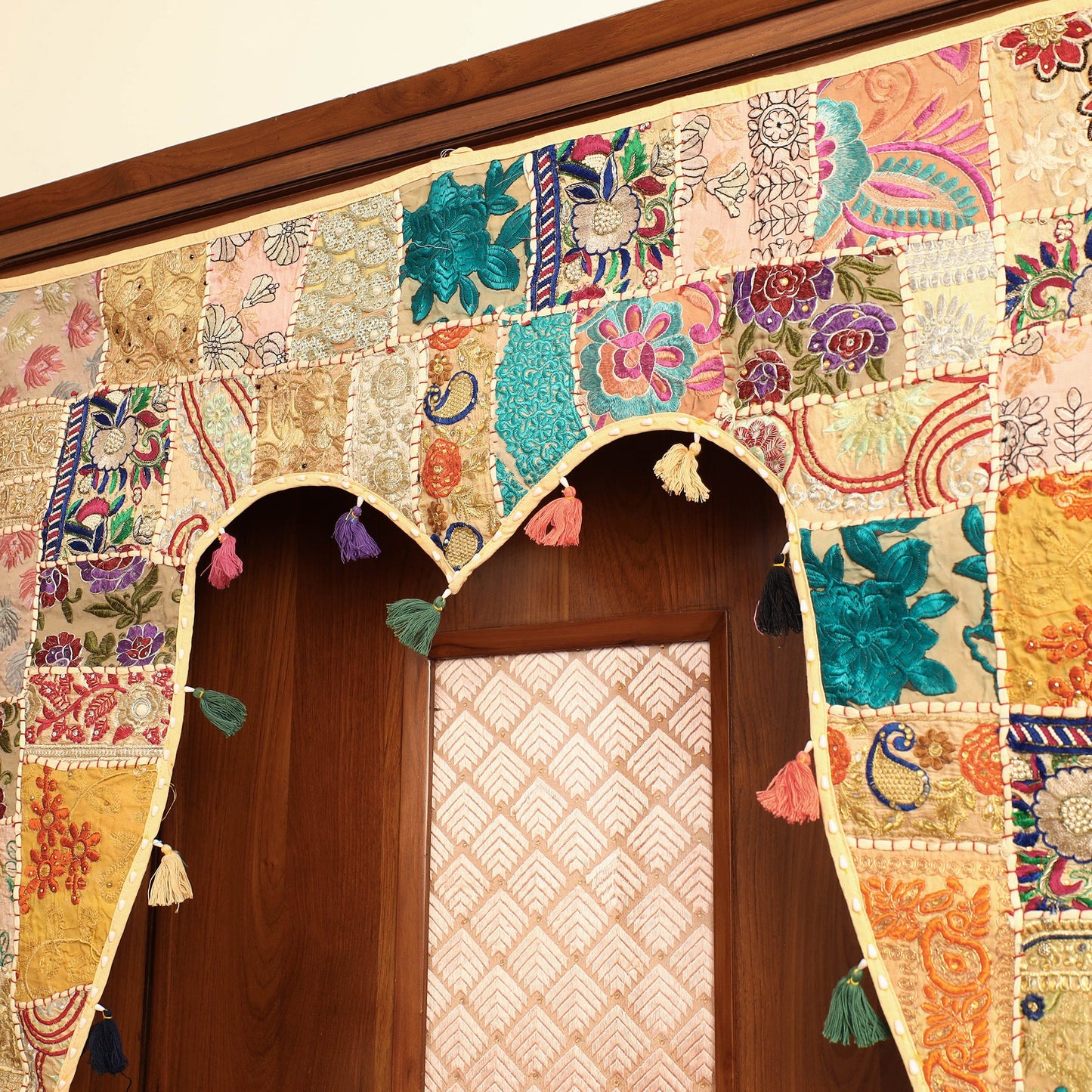  Khambadiya Patchwork Cotton Bandarwal Toran Hanging 
