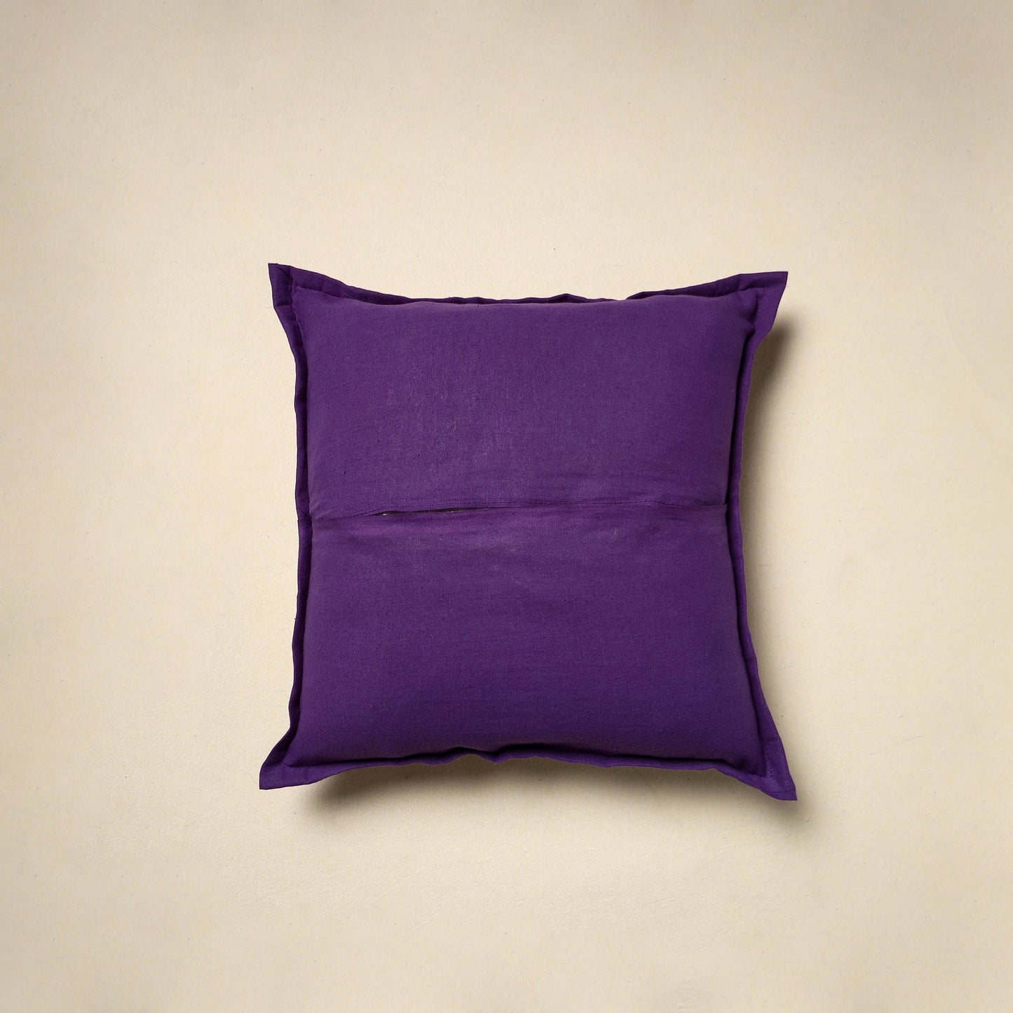 Khambadiya patchwork hand embroidery cushion cover (16 x 16