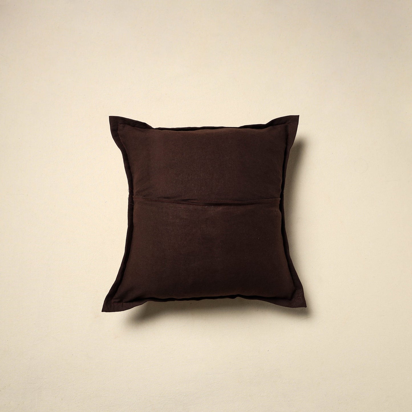 Khambadiya patchwork hand embroidery cushion cover (16 x 16