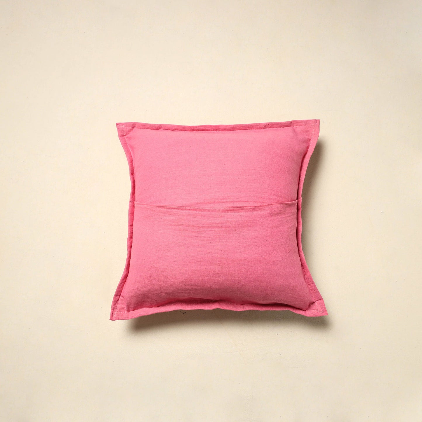 Khambadiya patchwork hand embroidery cushion cover (16 x 16