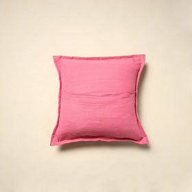 Khambadiya patchwork hand embroidery cushion cover (16 x 16