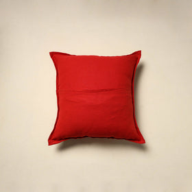 Khambadiya patchwork hand embroidery cushion cover (16 x 16