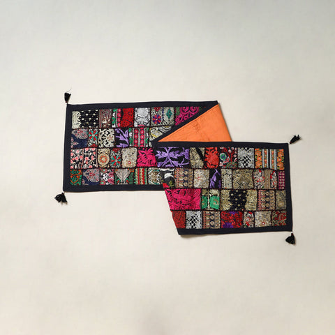 Khambadiya patchwork table runner (71 x 16 in) 05