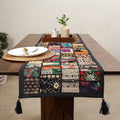 Khambadiya patchwork table runner (71 x 16 in) 06