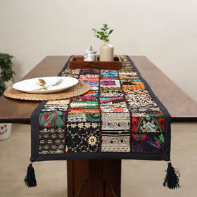 Khambadiya patchwork table runner (71 x 16 in) 06
