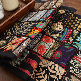 Khambadiya patchwork table runner (71 x 16 in) 06