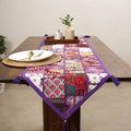Khambadiya patchwork table runner (71 x 16 in) 08