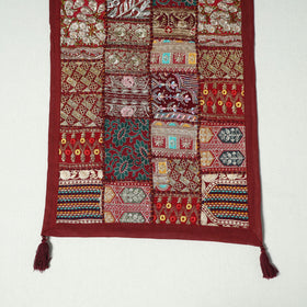 Khambadiya patchwork table runner (73 x 17 in) 08