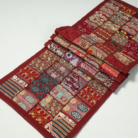 Khambadiya patchwork table runner (73 x 17 in) 08